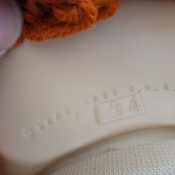 Cabbage Patch Kid CPK 1986 Red Hair Blue 1 Tooth Eyes Needs TLC Cleaning - Picture 13 of 16